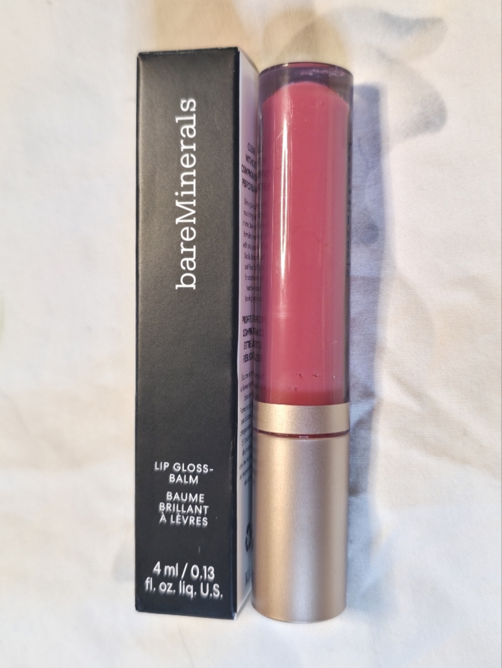 bareMinerals Lip Gloss Tube in  Pink. Imagination